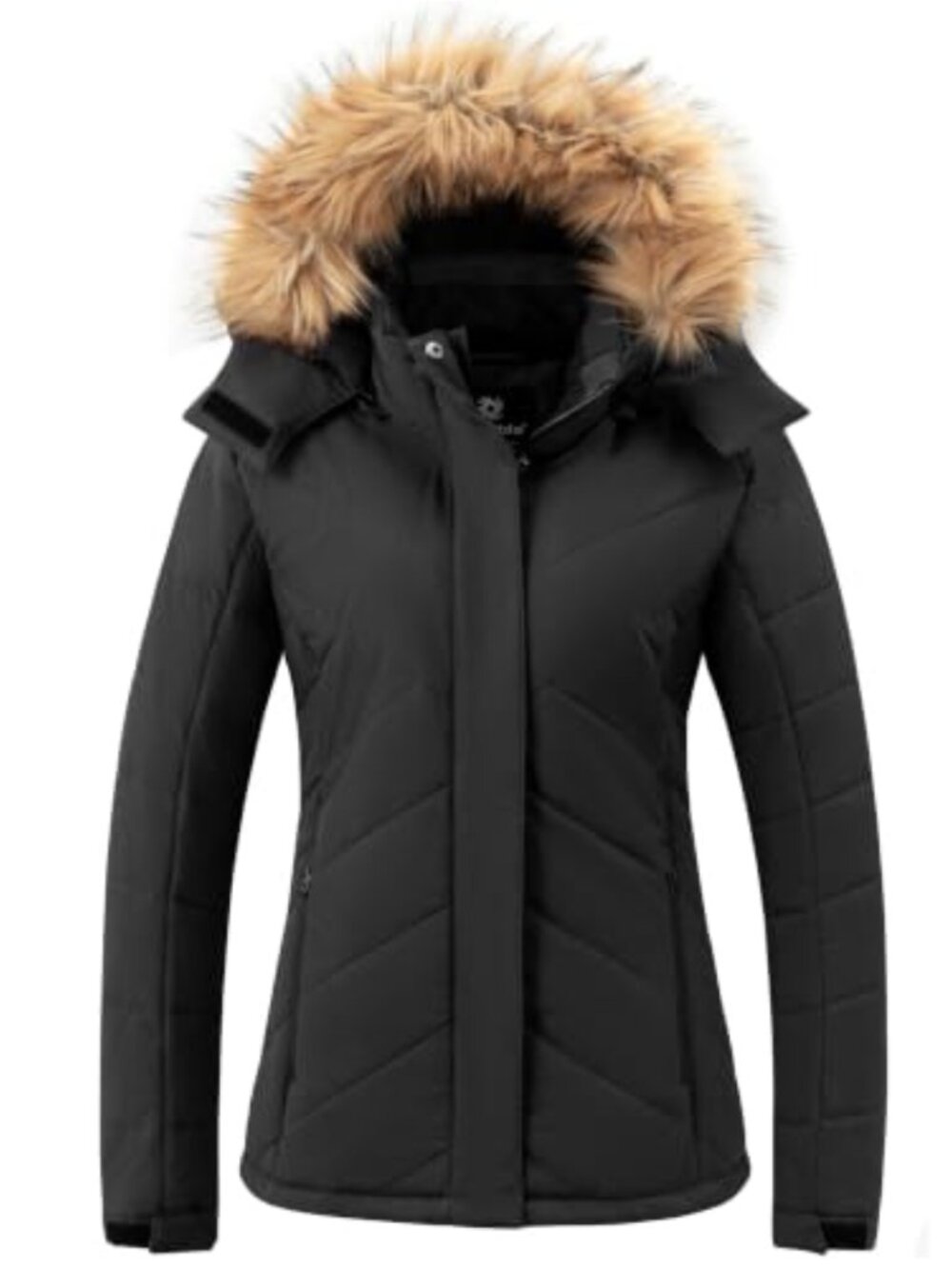 Waterproof Ski Jacket Hooded Snow Coat Mountain Fleece Winter Parka